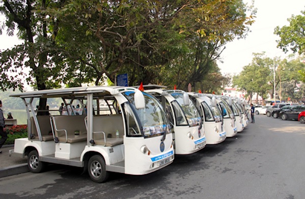 Electric Tourist Bus Service Hanoi